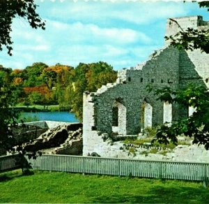 Fayette Ghost Town Ore Smelting Center Michigan State Park Vintage Postcard - Picture 1 of 4