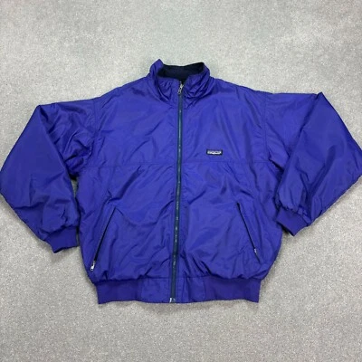 VINTAGE Patagonia Jacket Adult Medium Purple USA Made Insulated Lined Coat Mens - Image 1 of 4