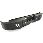 Black Steel Rear Bumper for 2015-2019 Chevy Silverado 2500/3500 with LED lights