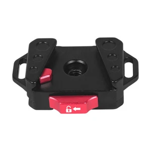 1/4" Screw Quick Release Clamp  Plate V Mount 38mm for Tripod Camera Gimbal LED - Bild 1 von 21