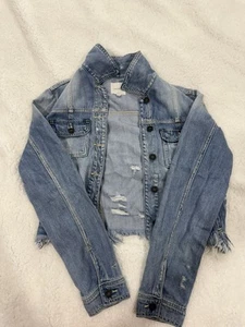 Chaqueta de Jean Hidden Los Angeles Distressed Talla SM - Imagen 1 de 6