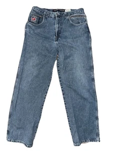 Jnco Jeans Y2K Herren Gr. 34 Straight Leg Blau - Bild 1 von 9