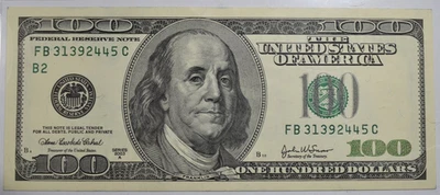 2003-A $100 FRN NEW YORK FEDERAL RESERVE DISTRICT ~ CRISP UNCIRCULATED! - Image 1 of 2