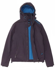 SUPERDRY Mens The Windcheater Windbreaker Jacket UK 38 Medium Navy Blue AQ02 - Picture 1 of 6
