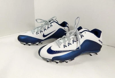Nike Alpha Pro 2 TD Promo Lowtop Utah State Navy/White Football Cleats Size 12 - Image 1 of 4