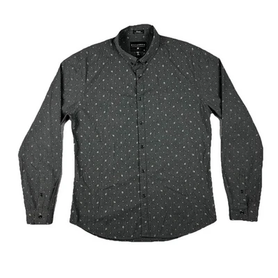 Billabong Premium Tailored Fit Men's Long Sleeve Button Down Shirt Size XL Grey - image 1 of 4