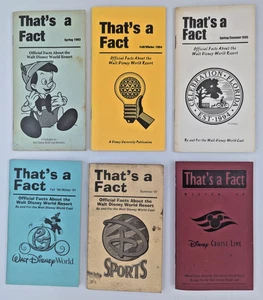 Vintage Walt Disney World That's A Fact Darsteller Heft sortiert Posten 6 - Bild 1 von 9