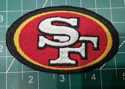 AWARENESS VINYL San Francisco 49ers 3.75" Iron On Embroidered Patch Football Logo NFL