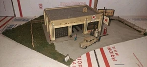 Vintage Joe's Texaco Gas Station Diorama - HO/1:87 - Built - Picture 1 of 6