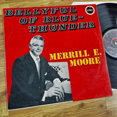 Merrill E. Moore – Bellyful Of Blue-Thunder, vinyl LP, UK 1973 - Image 1 of 4