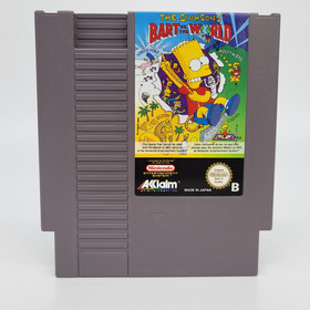 Simpsons: Bart vs the World - Nintendo NES Cartridge - PAL B