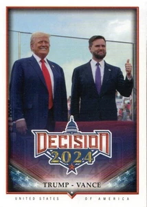 2024 Decision 2024 Trading Card #181 Trump - Vance SP - Picture 1 of 2