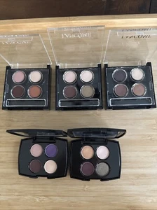 Lancome Color Focus Exceptional Wear Eyecolour Quads Mixed Lot Of 5 - Picture 1 of 8