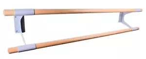 Ballettstange Studio, Doppelstange aus Holz Ballettstangenset Wandbefestigung - Bild 1 von 14