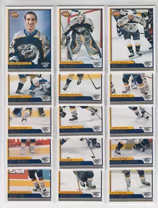 03/04 Pacific Complete Nashville Predators (15 Cards) Mason Erat Legwand Hall + - Picture 1 of 1