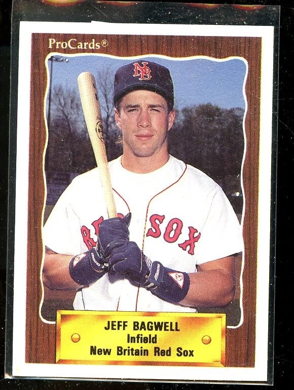Tarjetas #1324 1990 Jeff Bagwell Redsox novato como nuevas E018669 Foto 1 de 1