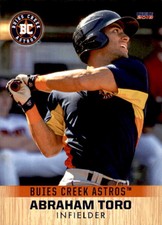 2018 Buies Creek Astros Choice #26 Abraham Toro Quebec City Canada Baseball Card