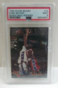 1996-97 Score Board: # 15 Kobe Bryant Basketball Rookies PSA 9 Mint - Picture 1 of 3