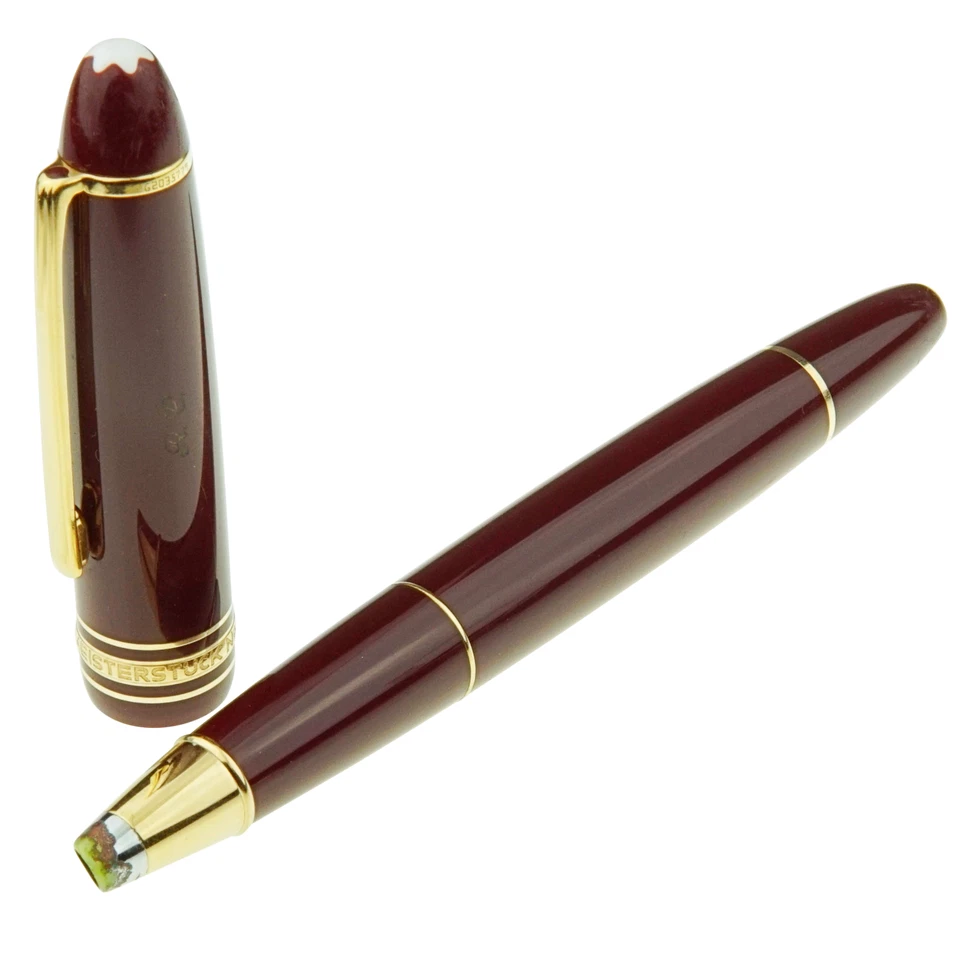 Montblanc Meisterstück Dokumentenmarker No.166 LeGrand Bordeaux Gold Textmarker - Bild 1 von 4