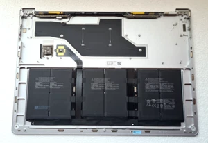 Microsoft Surface Laptop 5 1979 15” Battery Bottom Base Chassis Case SILVER - Afbeelding 1 van 3