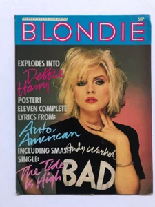 BLONDIE Uk poster magazine 1977 - Imagen 1 de 2