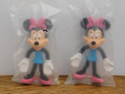 Kelloggs Walt Disney World Resort Minnie Mouse Flexible 4" Figuras Cereal Juguete Foto 1 de 2