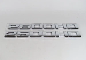 07-19 Chevy Silverado GMC Sierra 2500HD Emblems Front Door Chrome Badges Logo - Picture 1 of 5