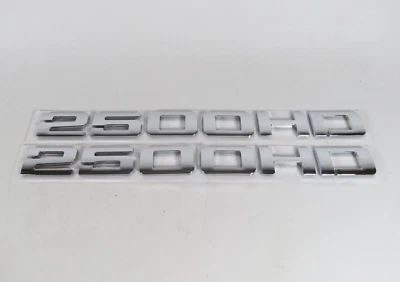 07-19 Chevy Silverado GMC Sierra 2500HD Emblems Front Door Chrome Badges Logo - Image 1 of 4