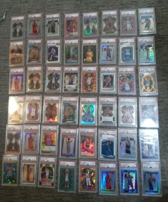 NBA Baloncesto Hot Packs Premium 15 Tarjetas 5 Novatos Autos-Mem-PSA Hits 1/3 Paquetes Foto 1 de 4