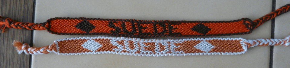 MUSIK BAND FREUNDSCHAFTSARMBAND handgeknüpft  -  SUEDE - Bild 1 von 1