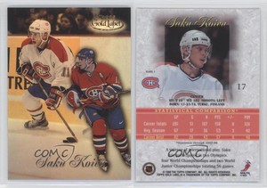1998-99 Topps Gold Label Class 1 Saku Koivu #17