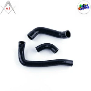 Kit de mangueras de 3 capas negro de radiador de silicona para BMW K75 K 75 1985-1995 - Imagen 1 de 3