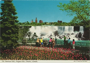 Postcard:  The American Falls --- Niagara Falls --- Ontario, Canada - Picture 1 of 2