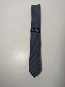 NEW- Mens Penguin by Munsingwear Neck Tie Polyester Blend Blue Striped MSRP: $55 - Picture 1 of 4