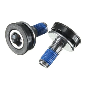 1 Pair Bike Axle Bolt Screw Capless Bike Key Crank Arm Bottom For Cycling ~*e - Picture 1 of 7