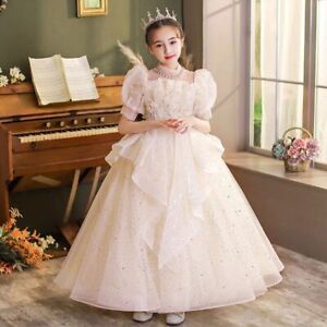 Child Girls Evening Dresses Long Clothes Kids Birthday Party Dress Prom Gowns