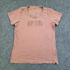 Rip Curl Shirt Mens MEDIUM Red Adult modern Surfing Cotton beach TShirt Size M - Picture 1 of 11