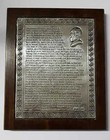 EID DES HIPPOKRATES Bildtafel 999 Silber Arztpraxis Dekoration Oath Hippocrates