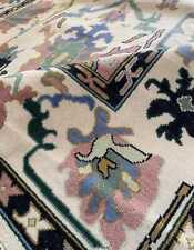 Hand made modern oushak rug 10x14 for Living room rug home decor