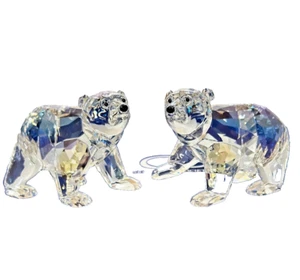 Swarovski Kristall ZURÜCKGENOMMEN Eisbär Junge Kristall Mondlicht Figur, orig Karton! - Bild 1 von 11