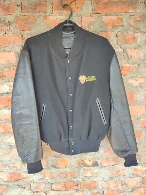Golden Bear Arlen Ness Varsity Jacket Leather Wool Bomber Sz M Made In USA - Image 1 of 4