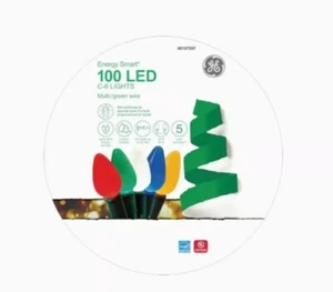 GE Energy Smart Colorite 100-Lights C6 LED Multicolor Christmas party 33 feet - Picture 1 of 5