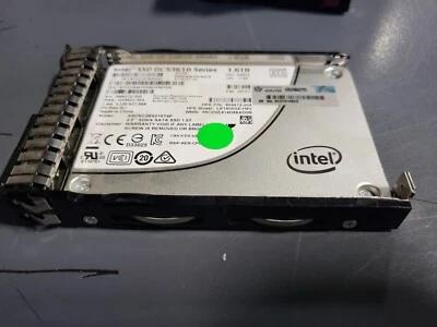 804631-B21 HP INTEL DC S3610 1.6TB SATA 6G MIXED USE SFF (2.5IN) SC SSD - Image 1 of 2