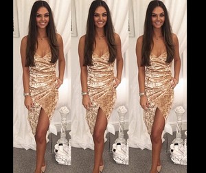 Women Velvet Wrap Ruched Strappy Low Draped Bustline Slit Party Evening Dress UK