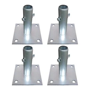 4x Scaffold Base Plates 4.7x4.7inch Steel Material Spare Parts Accessories - Picture 1 of 4