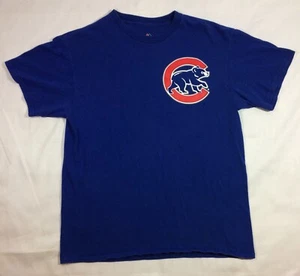 Men’s Kris Bryant #17 Chicago Cubs T-Shirt Shirt Blue Logo Size Medium  - Picture 1 of 6