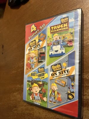 Bob the Builder 4 Feature Set DVD (On Site Houses & Playgrounds/ Truck Teamwork/ - Image 1 of 3