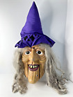 Gemmy Halloween Witch Greeter Animated Eyes Lights Up Sings Evil Ways  Works!