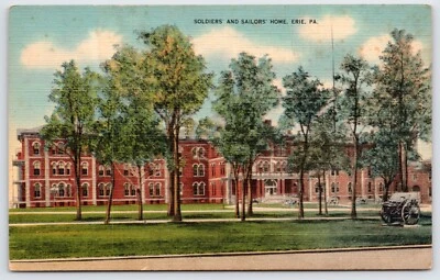 Postcard Soldiers And Sailors Home, Erie Pennsylvania Unposted - Image 1 of 2