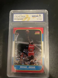 1996 - 1997 Fleer Sealed Michael Jordan WCG-MT 10 Gold Stamp - Bild 1 von 2